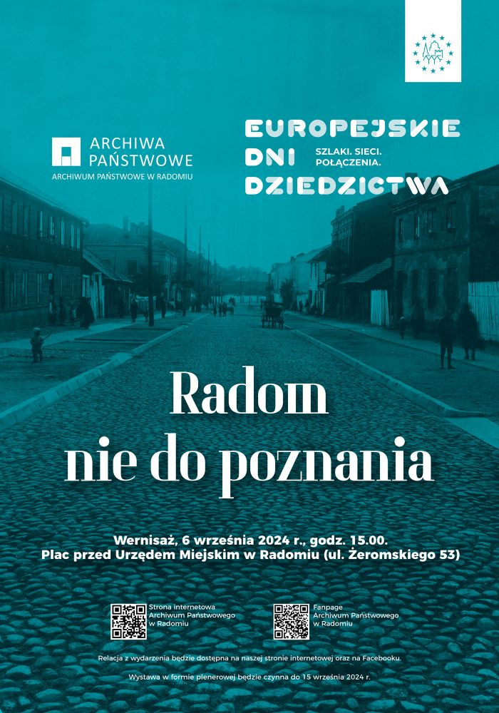Plakat-Wystawa plenerowa-Radom nie do poznania
