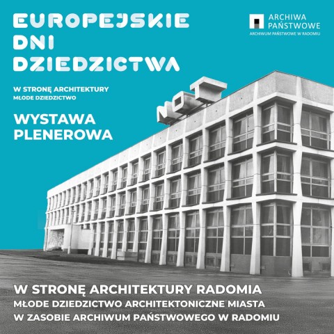 Powiększ obraz: zaproszenie na wystawę, widok budynku NOT